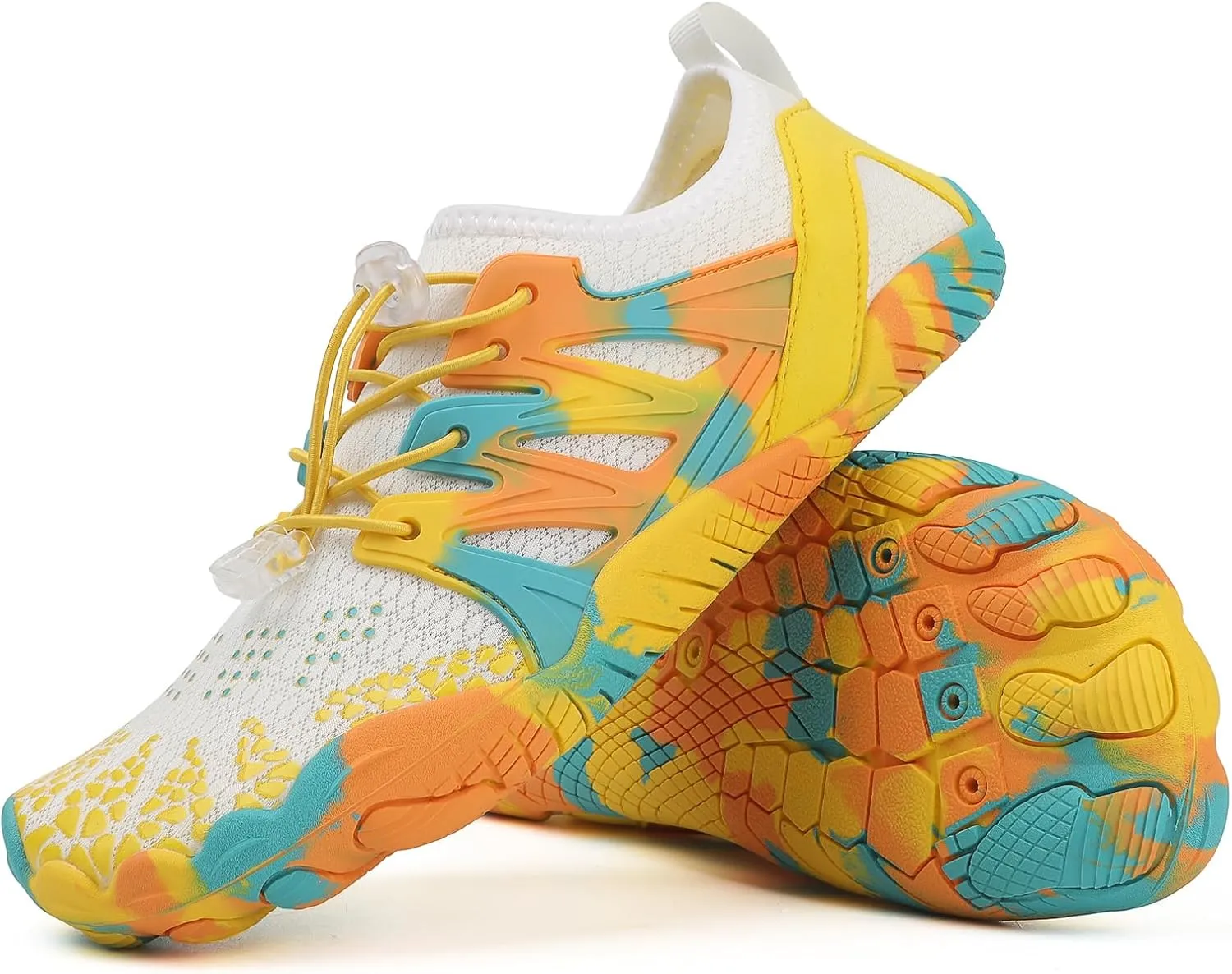 Barefoot for Women Men Breathable & Non-Slip Athletic Wide Toe Water Shoes Aqua Shoes for Beach Swimming Hiking Boating Sailing