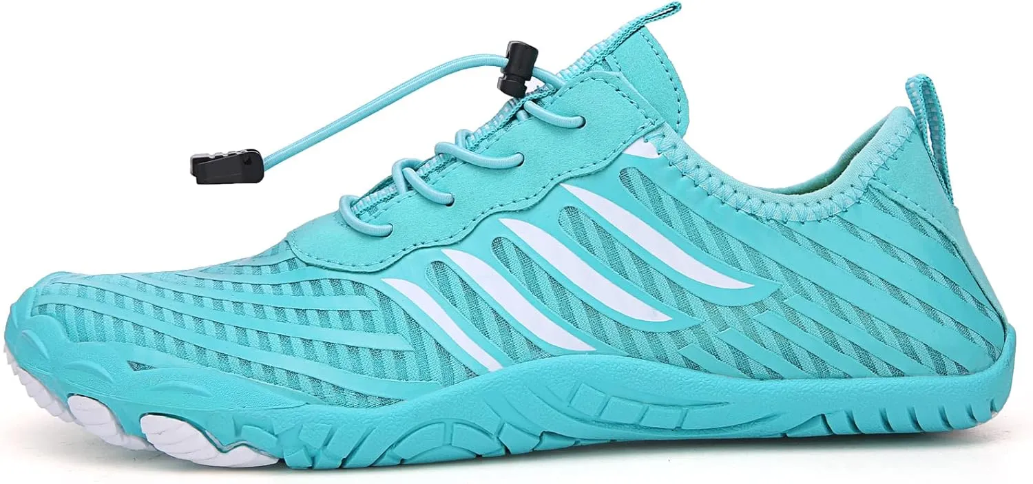 Barefoot for Women Men Breathable & Non-Slip Athletic Wide Toe Water Shoes Aqua Shoes for Beach Swimming Hiking Boating Sailing