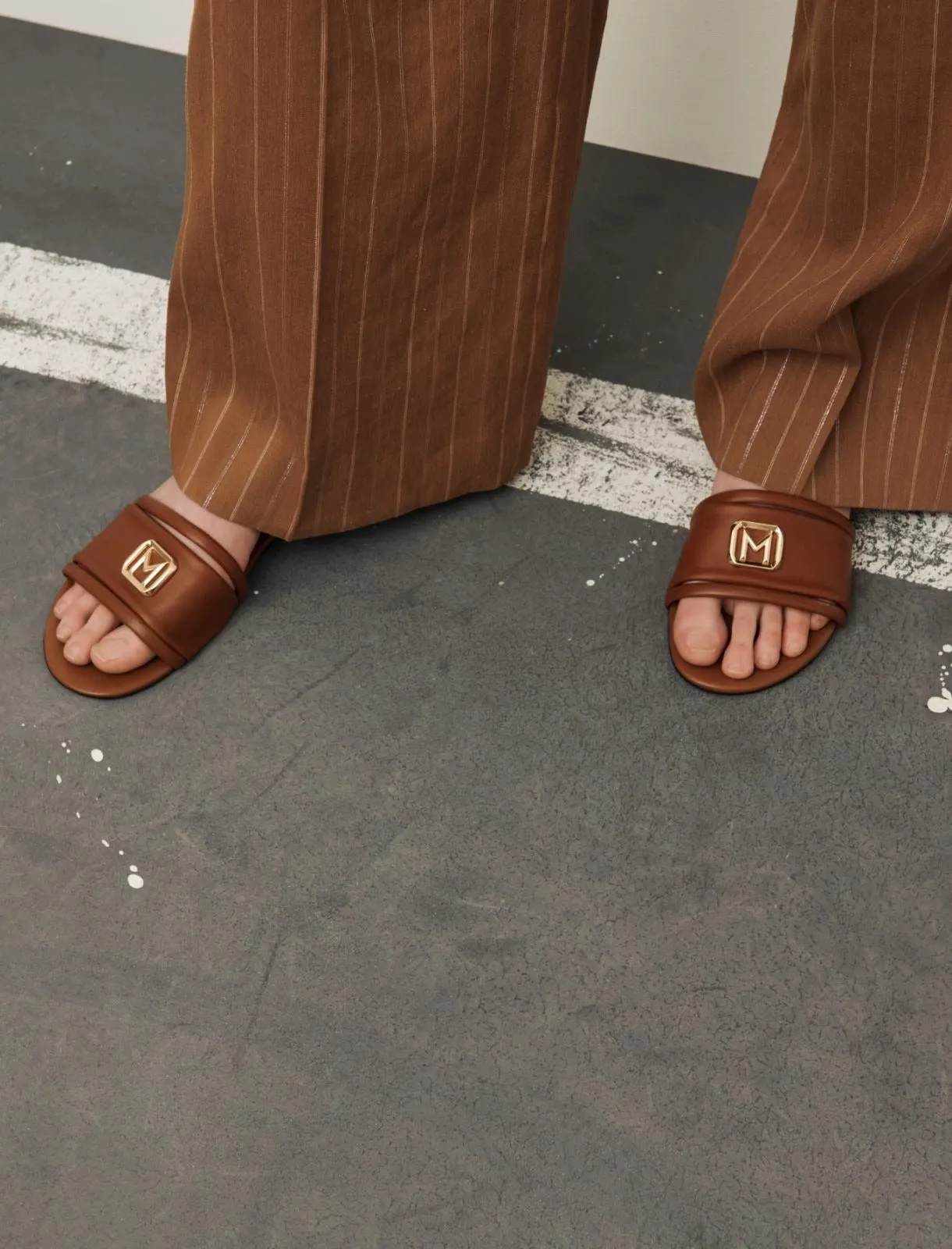 brown mules