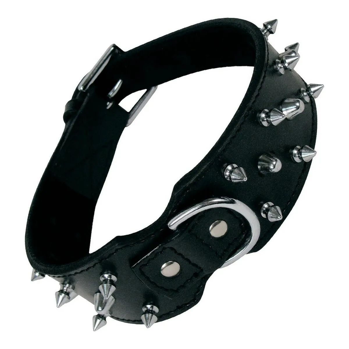 Dog Collar by Gloria Spikes Black 70 Cm
