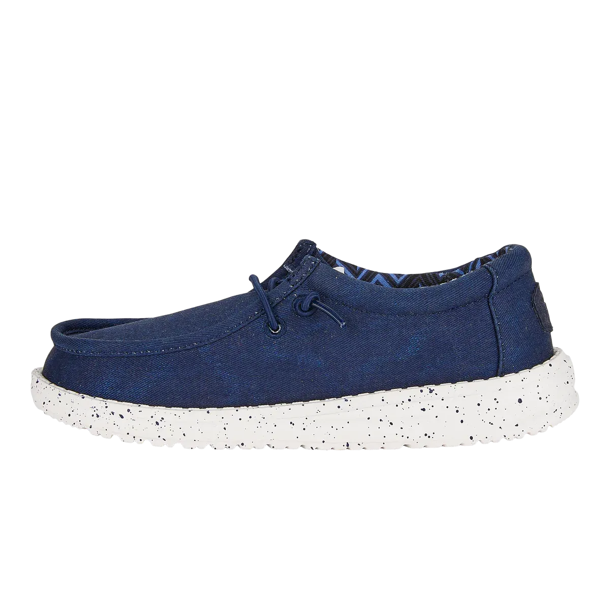 Hey Dude Wally Youth Stretch Canvas - Navy