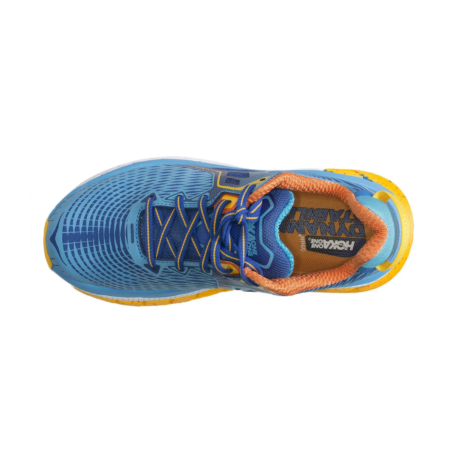 Hoka One One Gaviota Dresden Blue / Gold Fusion Running Shoes