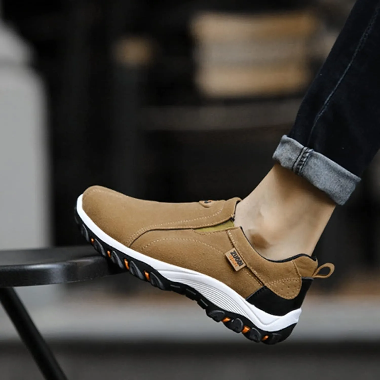 Men's Skecher Slip in Comfy Walking Shoes Athletic Lightweight Breathable Laceless Sneakers Casual Travel Gym Work Shoe