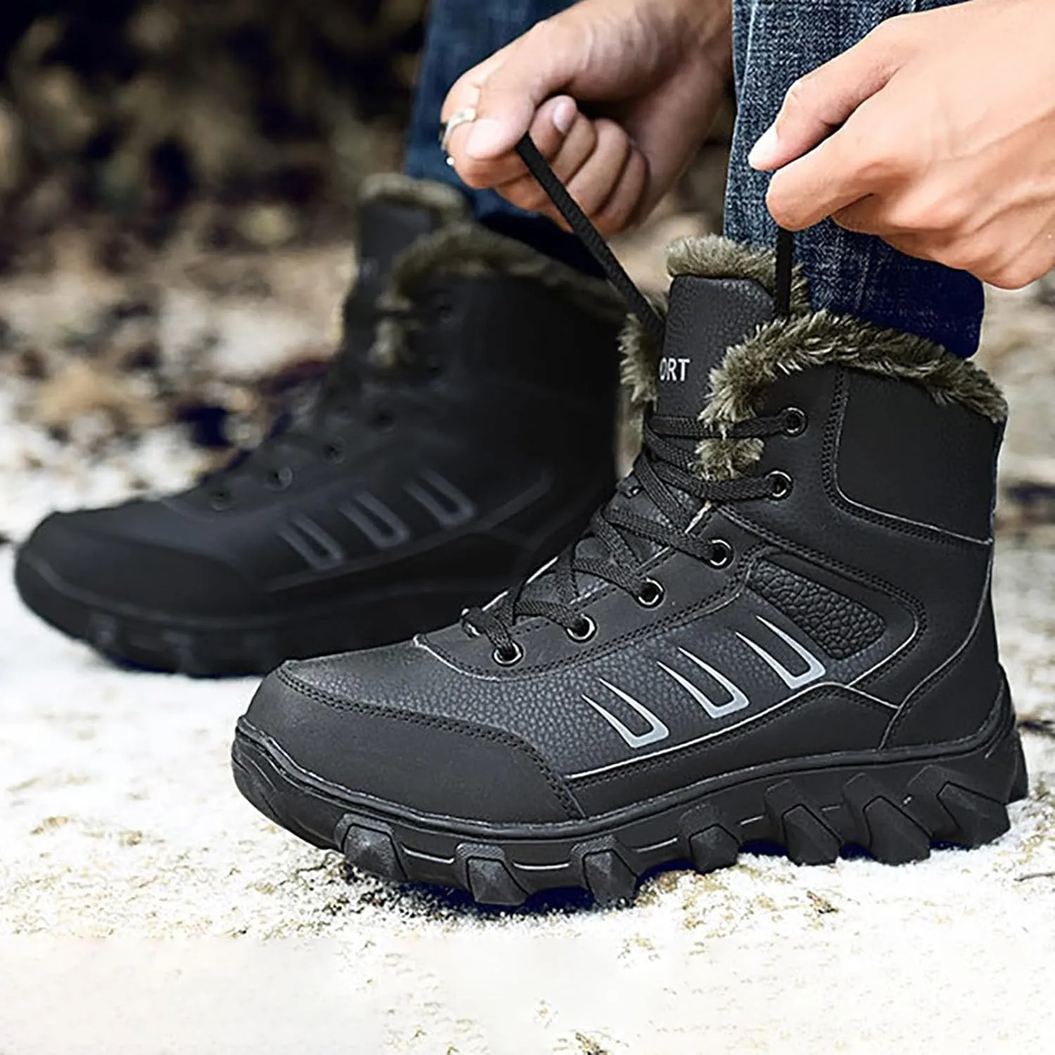 Mens Work Boots Steel Toe Hiking Sneakers Ankle Ladies Women Workout Shoes Non Slip Non Slip Shoes Food Service Waterproof Hike Grounded Footwear