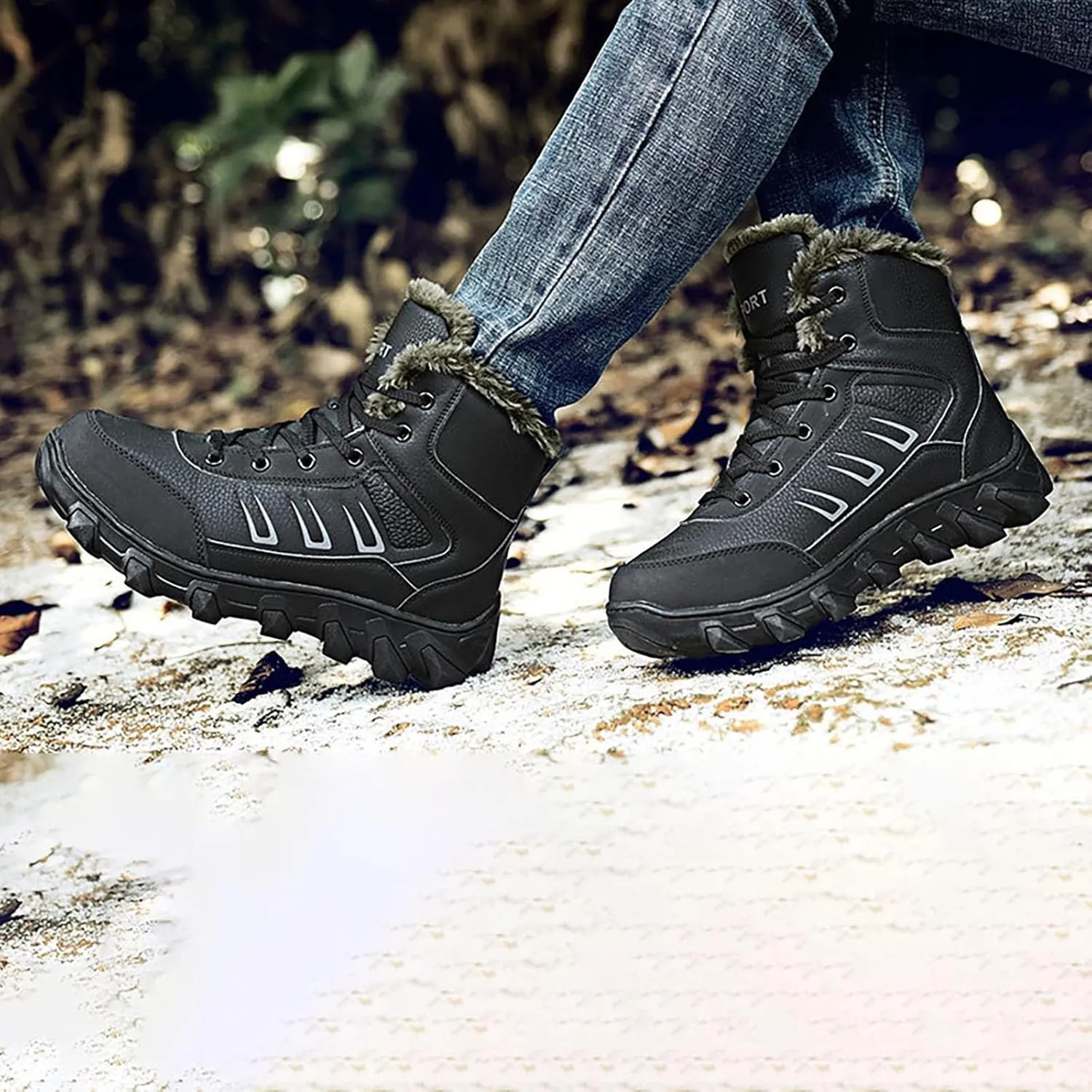 Mens Work Boots Steel Toe Hiking Sneakers Ankle Ladies Women Workout Shoes Non Slip Non Slip Shoes Food Service Waterproof Hike Grounded Footwear