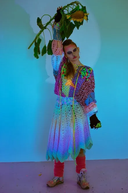 Real Life is Overrated Dinosaur Sweater Dress