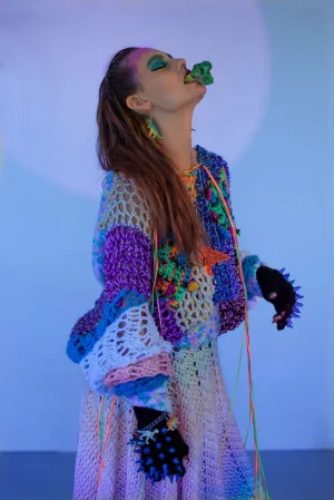 Real Life is Overrated Dinosaur Sweater Dress