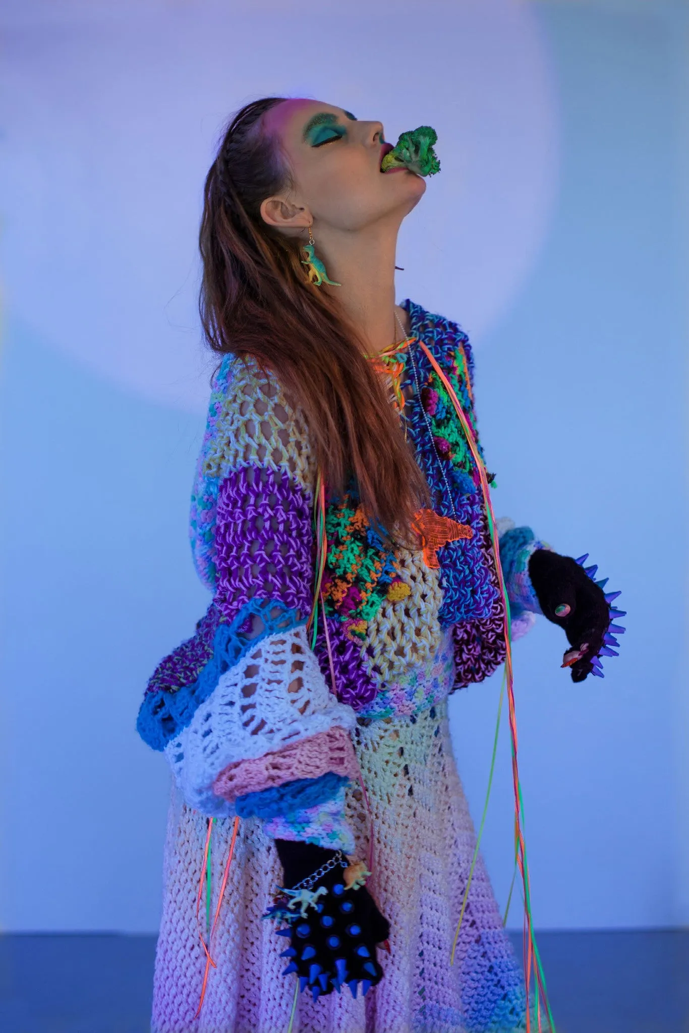 Real Life is Overrated Dinosaur Sweater Dress