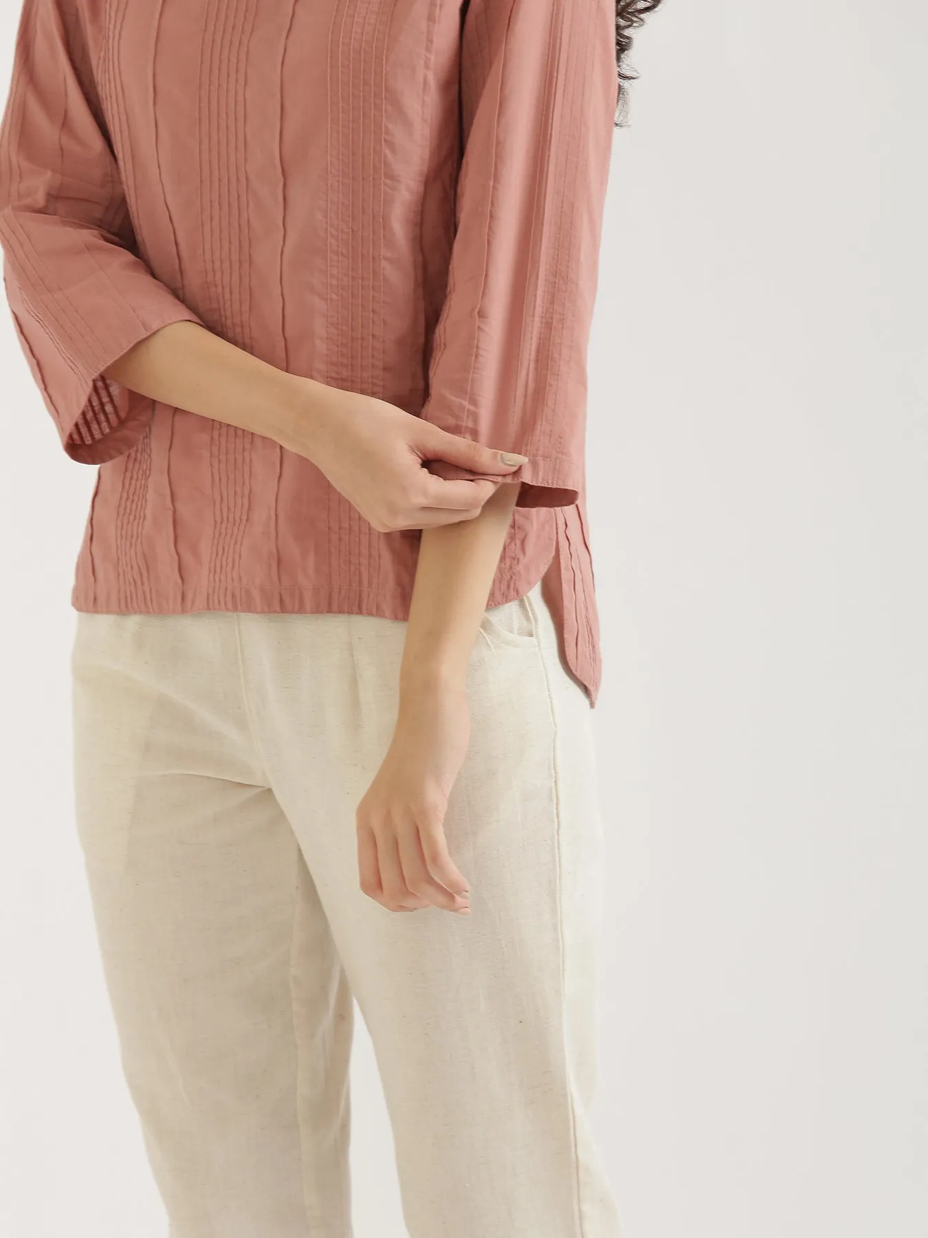 Rose Taupe Everyday Cotton Top