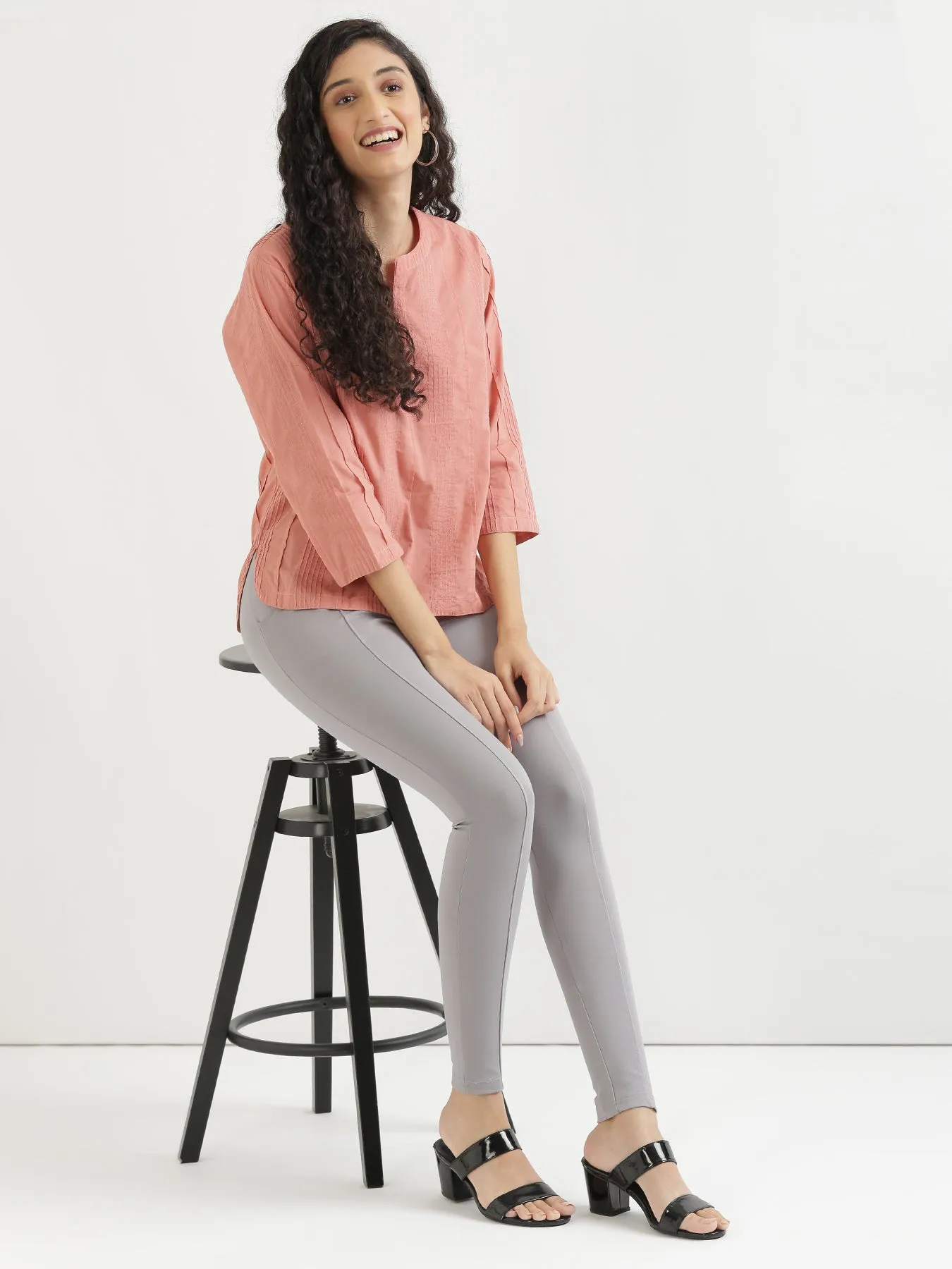 Rose Taupe Everyday Cotton Top