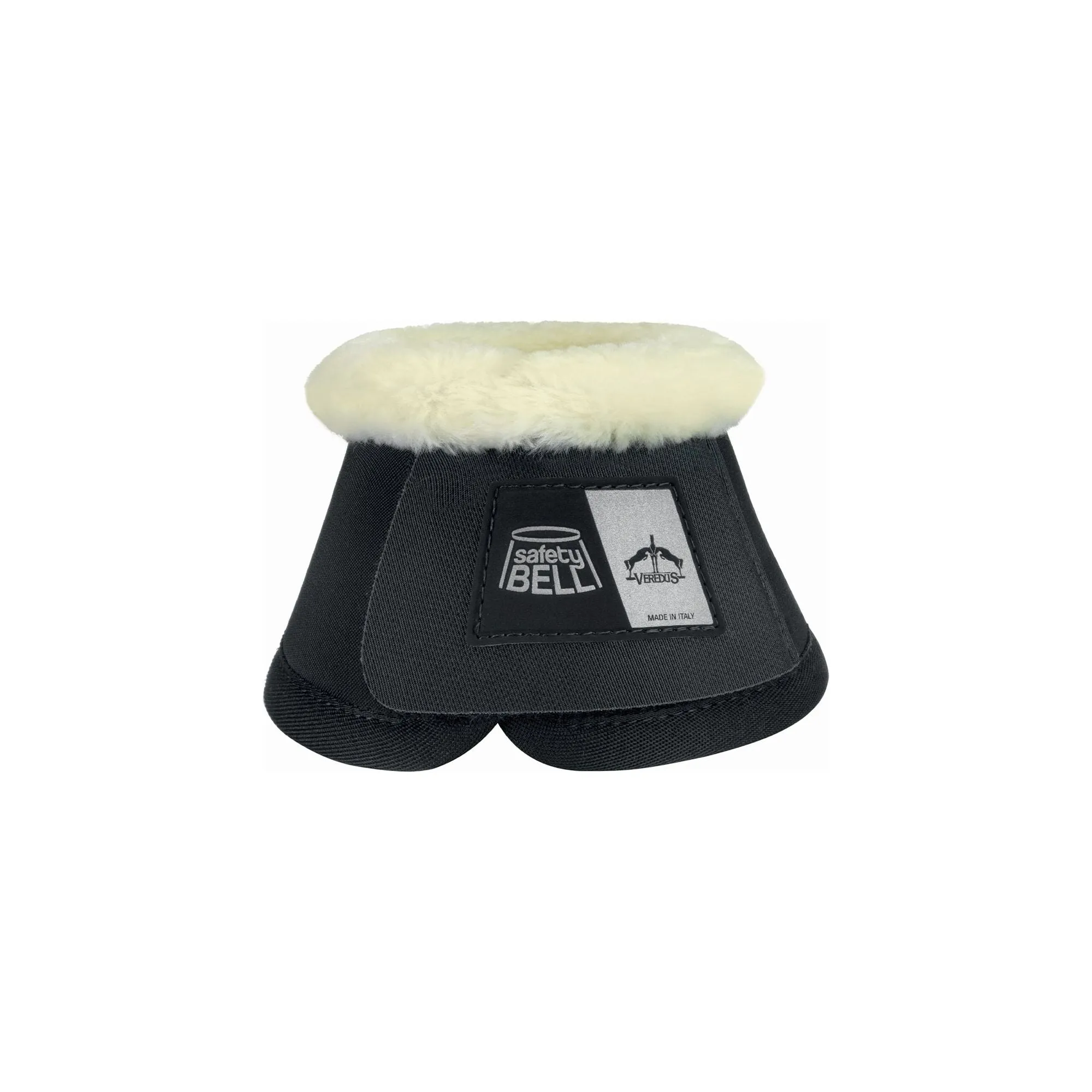 Veredus Light Safety Bell Boot - Techno Sheepskin - Overreach - Black