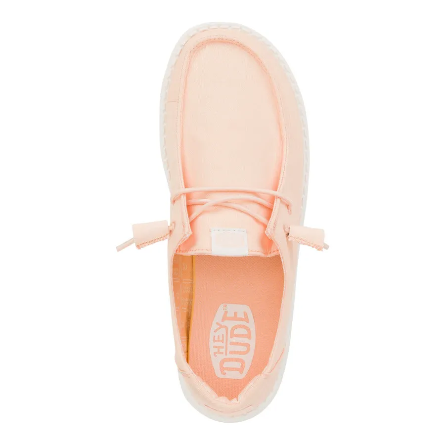 Wendy Stretch Canvas - Peach