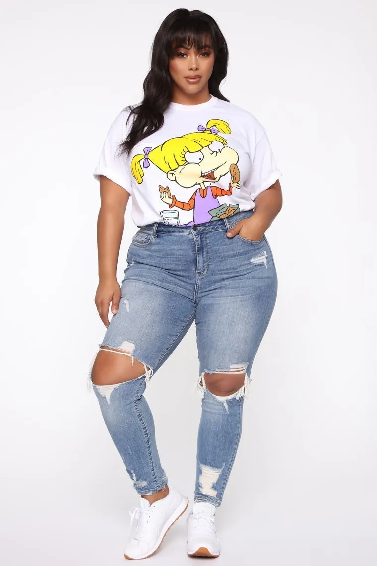 Womens Plus Size Denim Stretch Jeans